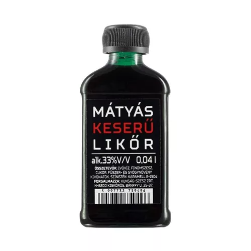 Mátyás keserű likőr 33% - 0,04l