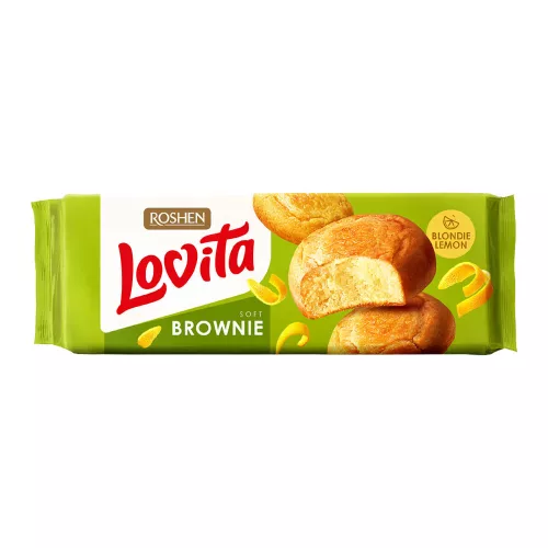 Lovita Blondie Brownie cítrom ízesítésű teasütemény - 152g