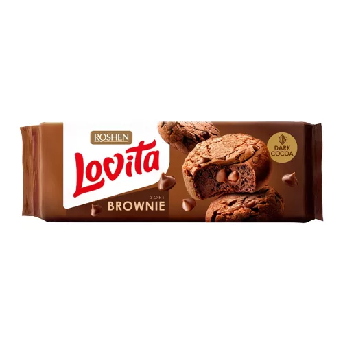 Lovita Brownie kakaós ízesítésű teasütemény - 152g