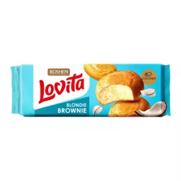   Lovita Blondie Brownie kókusz ízesítésű teasütemény - 152g