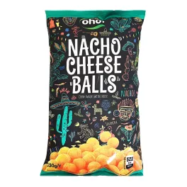 OHO kukorica snack Nacho sajtos golyók - 200g