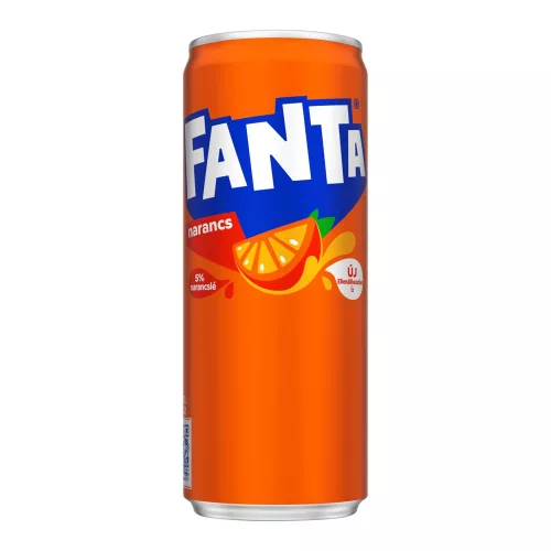 Fanta Narancs ízű szénsavas üdítőital - 330 ml