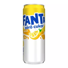 Fanta Lemon Zero szénsavas üdítőital - 330 ml
