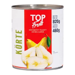 Top Fruits körtebefőtt felezett - 820g