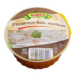 Agrico pecsenye hús zsírban - 130g
