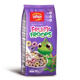 OHO reggelizőpehely gyümölcsös karikák - 150g