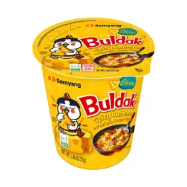 Buldak Ramen Cup Sajtos ízesítésű instant tészta - 70g