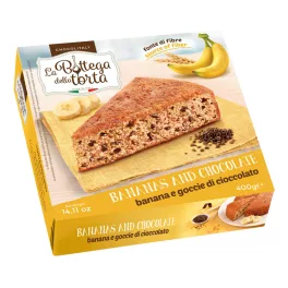 Chocoitaly Banán-csokoládé darabos torta - 400g