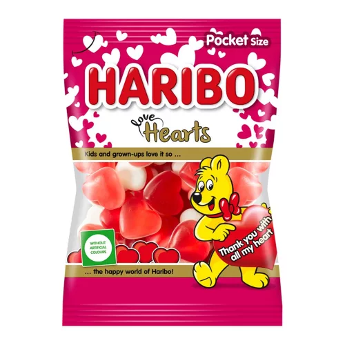 Haribo Love Hearts gumicukor - 80g