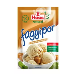Haas Natural fagylaltpor sóskaramell - 61g