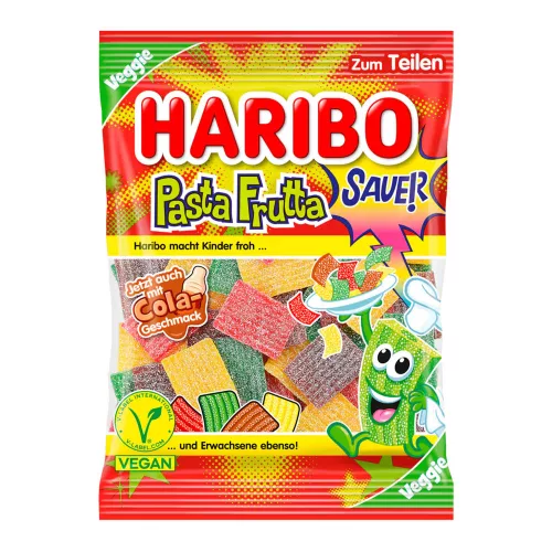 Haribo savanyú gumicukor Pasta Frutta - 160g