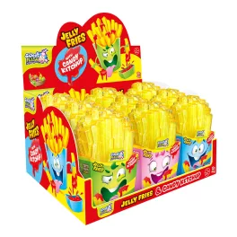   Sweet Flash zselés sültkrumpli gumicukor zselés ketchup mártogatással - 40g