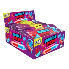   Sweet Flash savanyú gumicukorkák és zselés cukorkák műanyag tollban - 57g