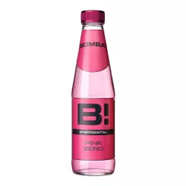   Bomba Pink zero üveges gránátalma ízű energiaital visszazárható - 250ml
