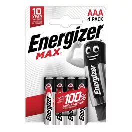 Energizer Max mikroceruza elem AAA - 4 db