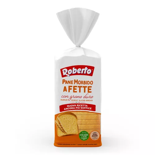 Roberto kenyér pane a fette grano duro szeletelt durum kenyér - 400g