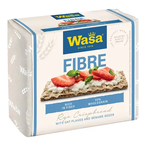 Wasa fibre teljes kiörlésű ropogós kenyérszeletek - 230g