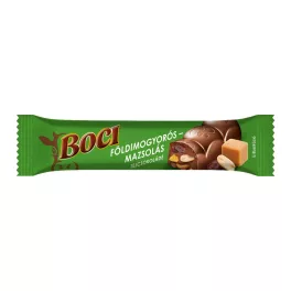 Boci szeletes csokoládé földimogyorós-mazsolás - 34g