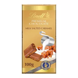 Lindt Gold Milk Caramel Salted táblás csokoládé - 100g