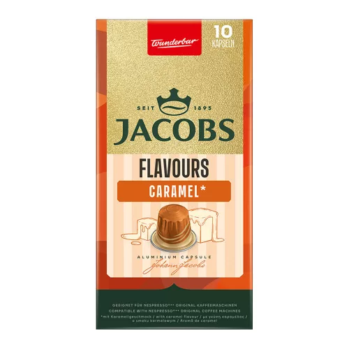 Jacobs karamella ízesítésű kapszula 10db - 49g