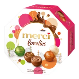 Merci lovelies töltött csokoládé válogatás - 185g