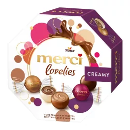   Merci lovelies töltött krémes csokoládé válogatás - 185g