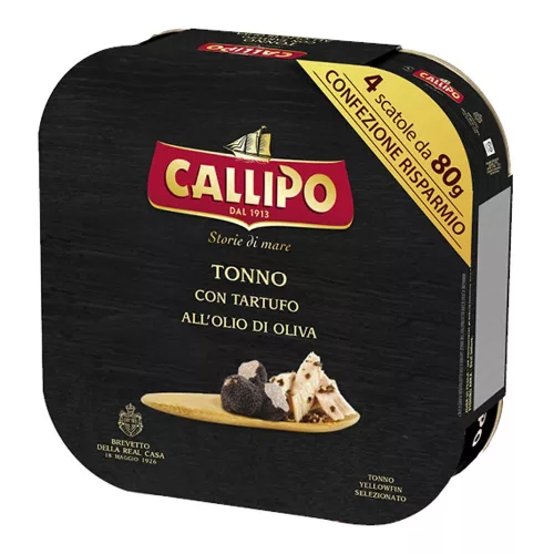 Callipo Tonhal szarvasgombával olívaolajban multipack - 4x80g