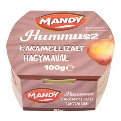 Mandy Hummusz karamellizált hagymával - 100g