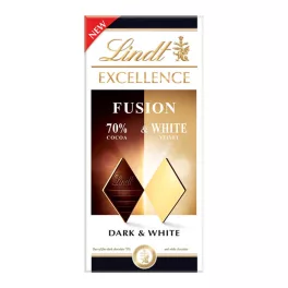 Lindt Excellence 70% ét-és fehércsokoládé - 100g
