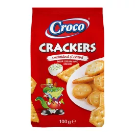 Croco kréker tejfölös-hagymás - 100g
