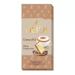 Heidi Crème dOr White Cappuccino  fehér csokoládé - 90g