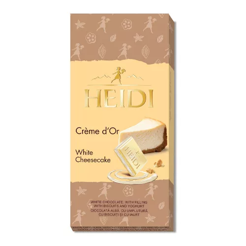 Heidi Crème d’Or Cheesecake fehér csokoládé - 90g