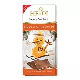 Heidi Narancs-fahéj ízesítésű tejcsokoládé - 90g