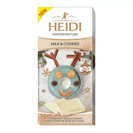 Heidi Milk-Cookies töltött fehér csokoládé - 90g