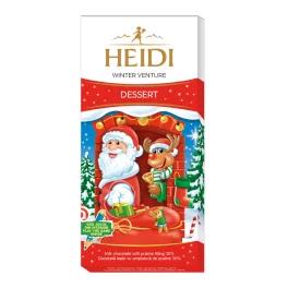 Heidi WinterVenture Töltött tejcsokoládé Santa - 90g