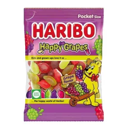 Haribo Happy Grapes gumicukor - 80g