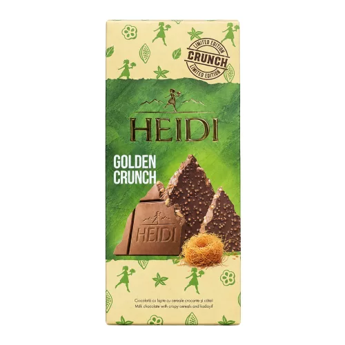 Heidi táblás tejcsokoládé gabonapelyhekkel kadayif tésztával - 80g